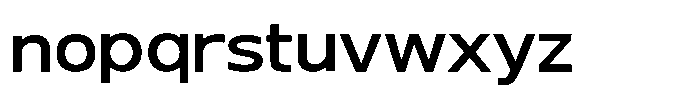 Cambud Bold Font LOWERCASE