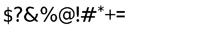 Cambud Regular Font OTHER CHARS