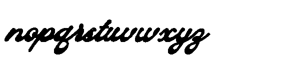 Camela Coast Regular Font LOWERCASE
