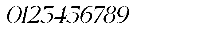 Camelia Italic Font OTHER CHARS