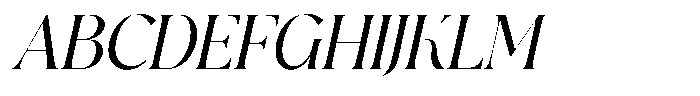 Camelia Italic Font UPPERCASE