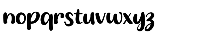 Camelia Samira Regular Font LOWERCASE