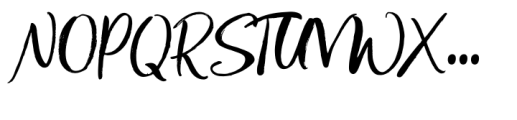 Camelong Brush Font UPPERCASE