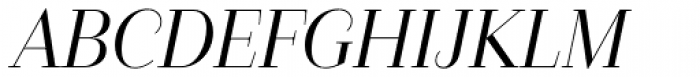 Camila Medium Italic Font UPPERCASE
