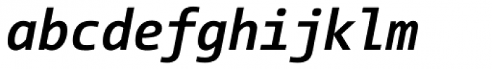CamingoCode Bold Italic Font LOWERCASE
