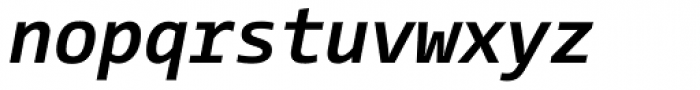 CamingoCode Bold Italic Font LOWERCASE