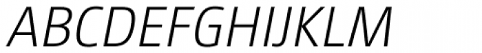 CamingoDos Pro Light Italic Font UPPERCASE