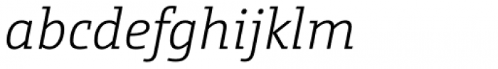 CamingoSlab Light Italic Font LOWERCASE