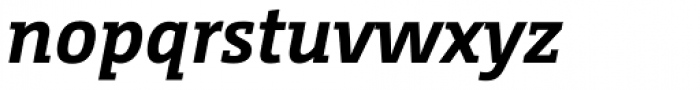 CamingoSlab Pro Bold Italic Font LOWERCASE
