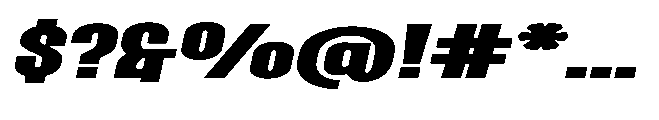 Camode italic Regular Font OTHER CHARS
