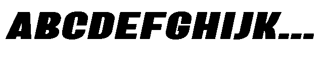 Camode italic Regular Font UPPERCASE