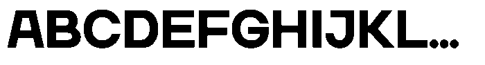 Camon Font UPPERCASE