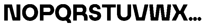 Camon Font UPPERCASE