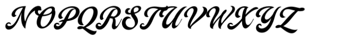 Campana Script Bold Font UPPERCASE