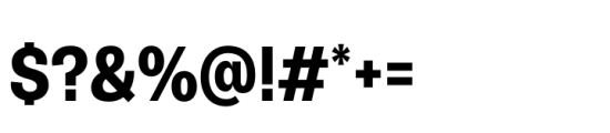 Campeche Condensed Black Font OTHER CHARS