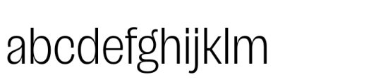 Campeche Condensed Light Font LOWERCASE