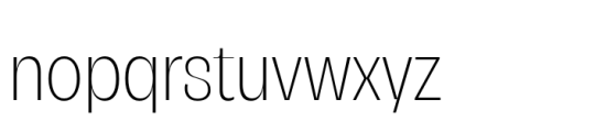 Campeche Display Condensed ExtraLight Font LOWERCASE