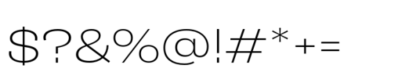 Campeche Expanded Extra Light Font OTHER CHARS