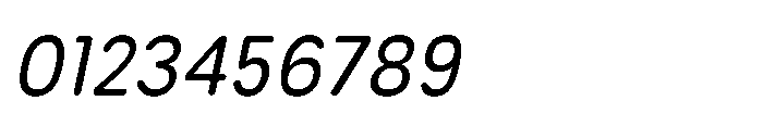 Campeno Rounded Italic Font OTHER CHARS