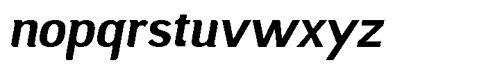 Campesina  Bold Oblique Font LOWERCASE