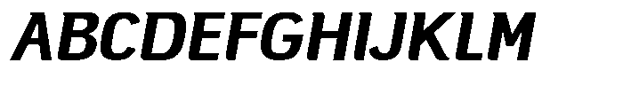 Campesina  Extra Bold Oblique Font UPPERCASE