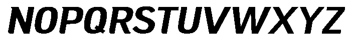 Campesina  Extra Bold Oblique Font UPPERCASE