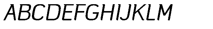 Campesina  Oblique Font UPPERCASE