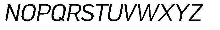 Campesina  Oblique Font UPPERCASE