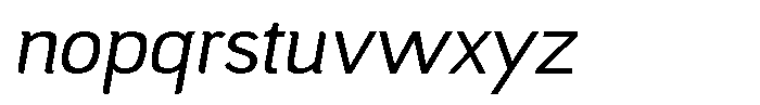 Campesina  Oblique Font LOWERCASE