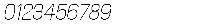 Campesina  Thin Oblique Font OTHER CHARS