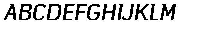 Campesina  campesina Semi Bold Oblique Font UPPERCASE