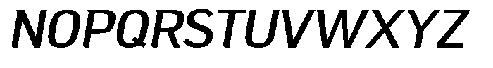 Campesina  campesina Semi Bold Oblique Font UPPERCASE