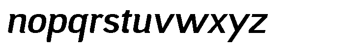 Campesina  campesina Semi Bold Oblique Font LOWERCASE
