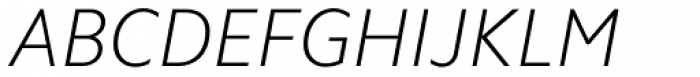 Camphor Std Thin Italic Font UPPERCASE