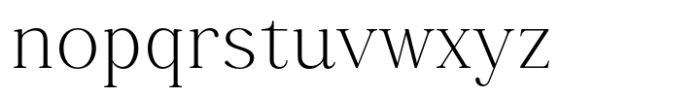 Campile Light Font LOWERCASE