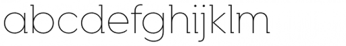 Campora Classic Ultra Light Font LOWERCASE