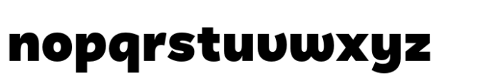 Campuni Black Font LOWERCASE