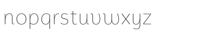 Campuni Smile Thin Font LOWERCASE