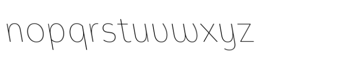 Campuni Thin Retalic Font LOWERCASE