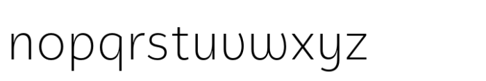 Campuni XLight Font LOWERCASE