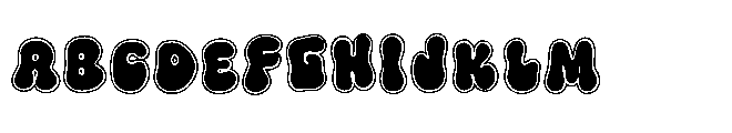 Campus Groove Font UPPERCASE