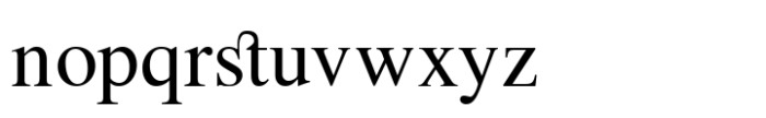 CampusRoman Pro Font LOWERCASE