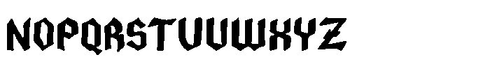 Canada Gothic Black Regular Font UPPERCASE