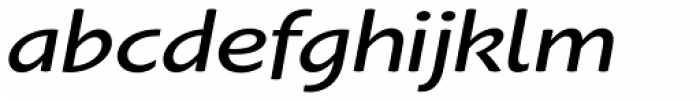 Canapa Italic Font LOWERCASE