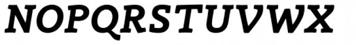 Canape Serif Bold Italic Font UPPERCASE