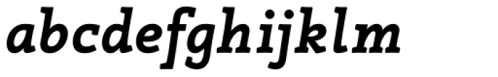 Canape Serif Bold Italic Font LOWERCASE