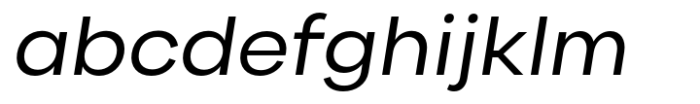 Canava Grotesk Regular Italic Font LOWERCASE