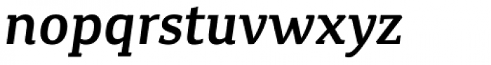 Canberra FY Medium Italic Font LOWERCASE