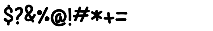 Canchil Font OTHER CHARS