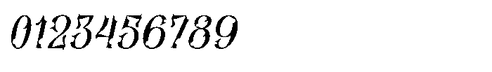 Canderagle Italic Font OTHER CHARS